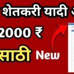 पात्र शेतकरी यादी आली: 12,000₹ साठी नवीन अपडेट