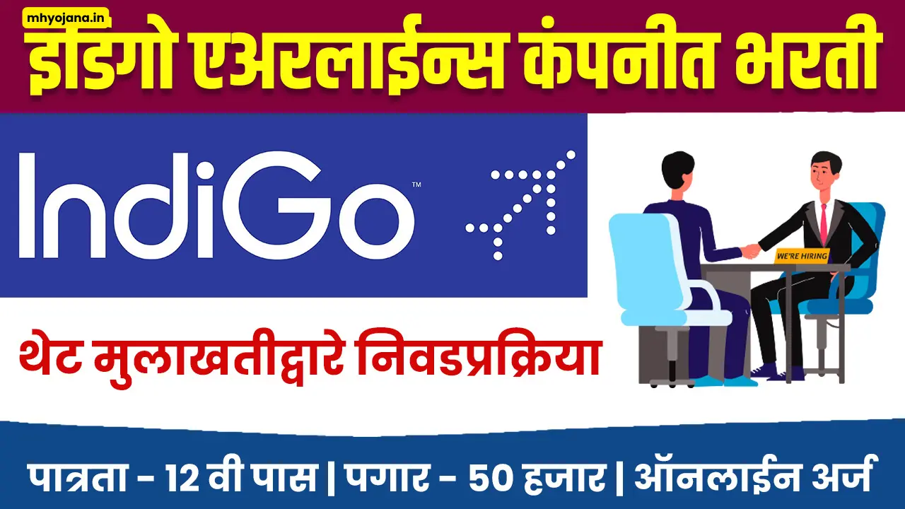इंडिगो एअरलाईन्स भरती 2024: 12वी पास ते पदवीधरांसाठी मोठी संधी